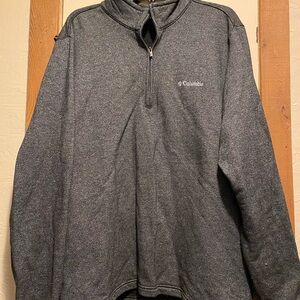 Columbia Men's 1/4 Zip Gray Pullover